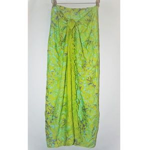 NEW!! Beautiful Green & Pink Batik Sarong